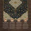 Laurel Gazia Machine Woven Polyester No Pattern Area Rug in Black-373746044