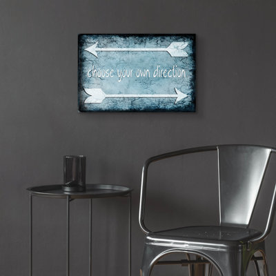 «Choisir la direction» par Lightbox Journal, art mural en verre acrylique