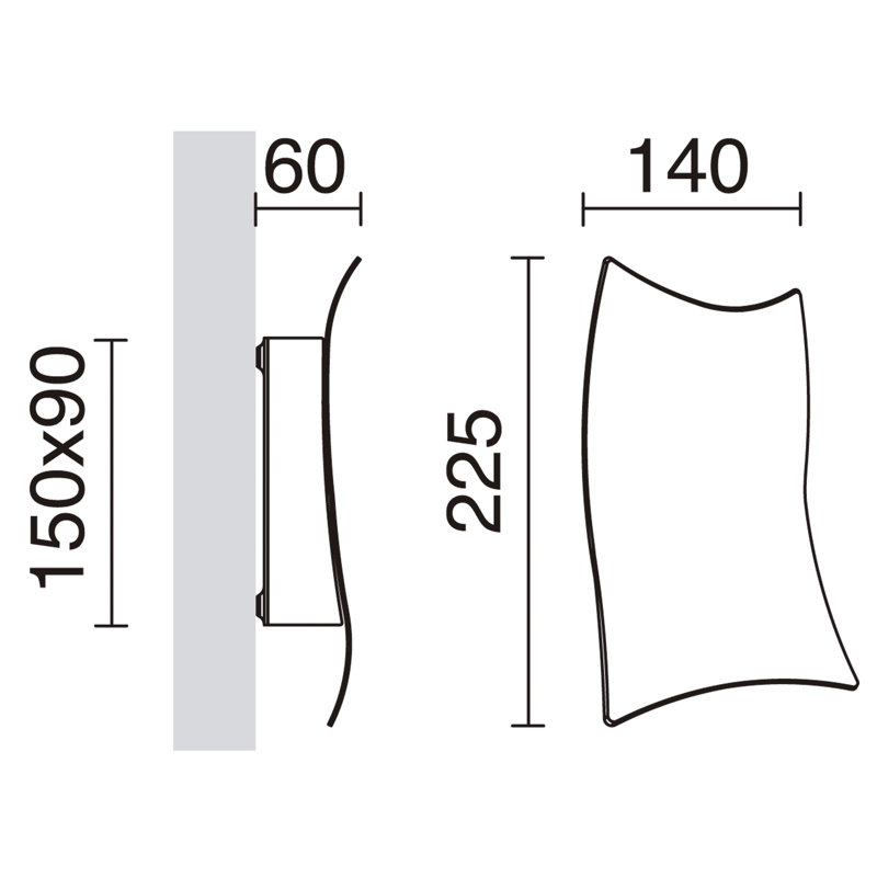 Thorgunn LED Flush Mounted Sconce