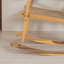 Chaise berçante d'extérieur 2 pièces en osier-1207740505