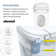 Jacuzzi Smart Bidet Toilet, Auto Open/Close Lid, Soft Closing, Foot Sensor Flush, Instant Heating Seat, Warm Wash/Air Dryer, Front/Rear Wash