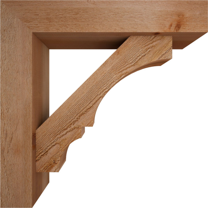 Support de bloc Balboa avec entretoise décalée, 26 x 26, Cèdre rouge occidental de l 6 po (scié brut)