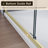  Reversible Double Sliding Shower Door with 6mm Clear Tempered Glass, 60”W*72”H-107134449-108648825