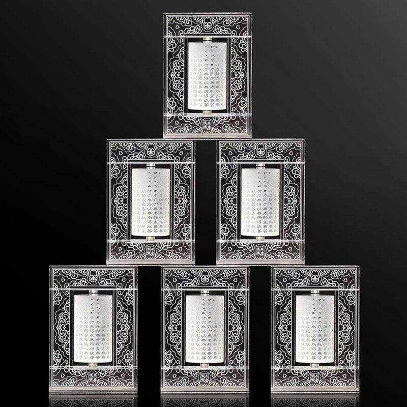 LIULI Crystal Art Crystal Prayer Wheel Sculpture