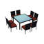 Urbana Outdoor 9 - Piece Dining Set with Cushions-1992492499-1992492502-1887064241