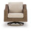 Fauteuil pivotant avec coussin Anikyn