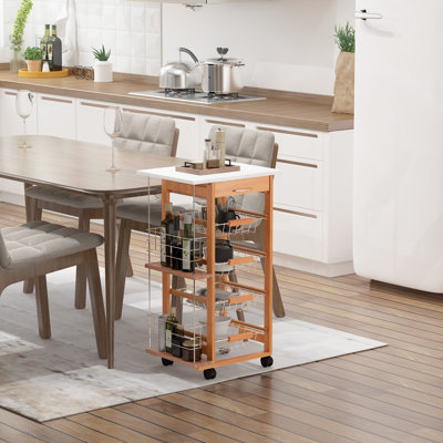 Colunga Wood Kitchen Trolley