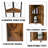 Tiombe 19'' W Iron Shelving Unit