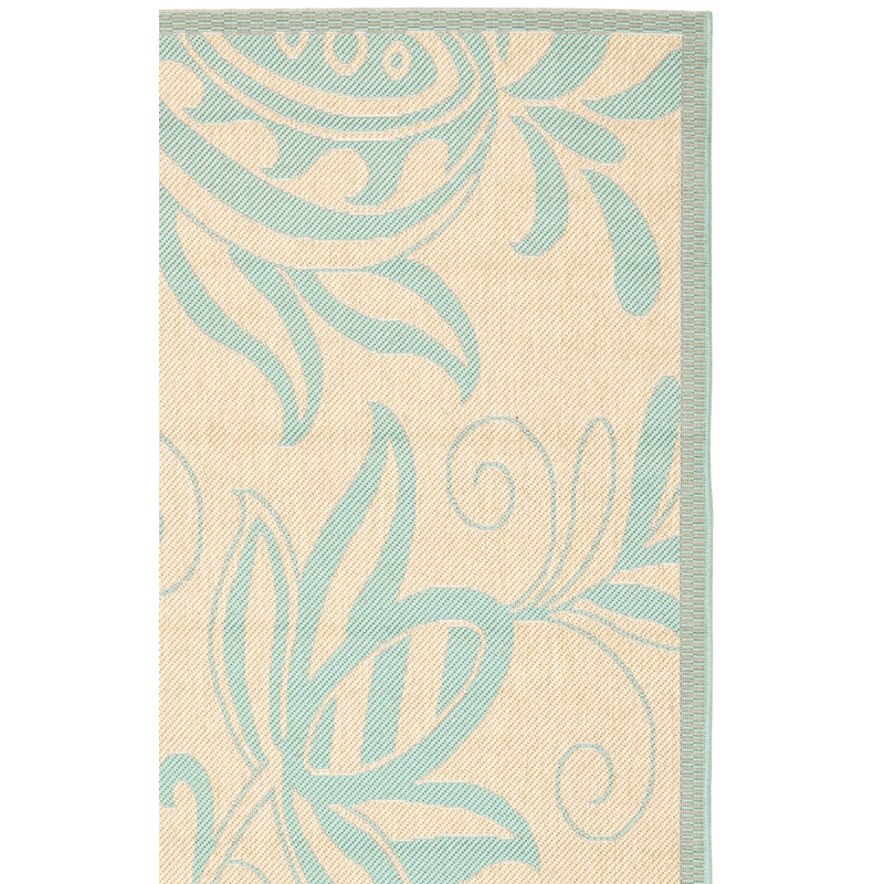 Herefordshire Performance Floral Indoor/Outdoor Area Rug, Rectangle 2'7" x 5'