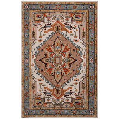 Wool/Tencel Hand Tufted Area Rug