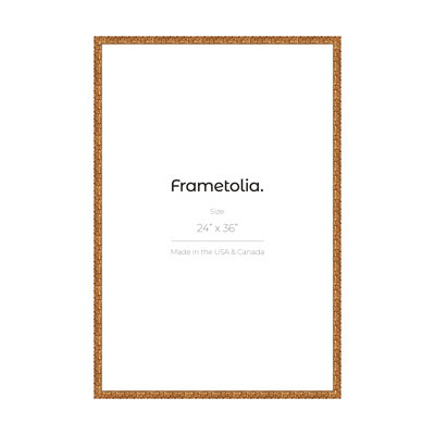 Frametolia Golden Age Vintage Wall Frame - 1-1/2" Width - No Mat