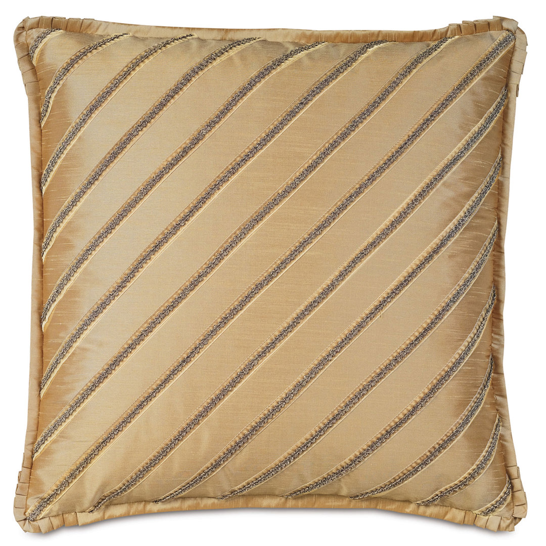 Roxanne Polyester/Polyester Blend Throw Pillow Cover & Insert Eastern Accents