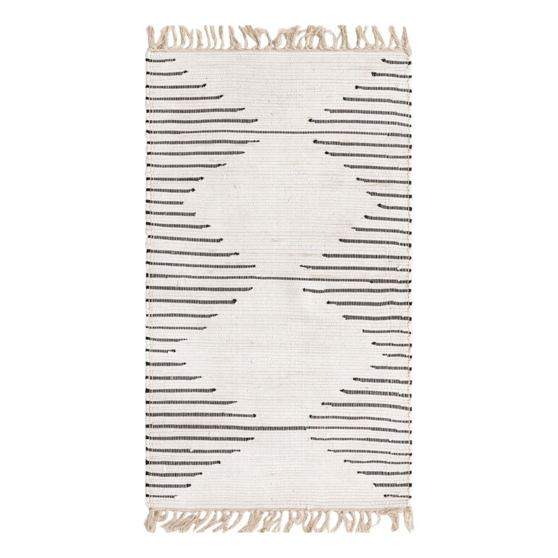 Albertas Cotton Geometric Indoor Rug, Rectangle 3'3" x 5'1"