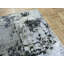 Tapis gris noué à la main de conception unique 2 pi 1 po x 3 pi Aiysha