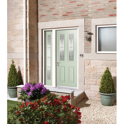 GRP Malton Glazed Black External Door