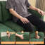 Causeuse rembourrée de 58,3 po avec repose-pieds, repose-pieds, chenille-158193329