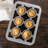 USA Pan Alloy Steel Durable Rectangular Shape 6-Well Popover Pan - Silver