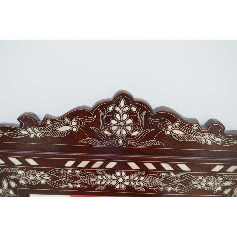 Syrian Arch Solid Wood Wall Mirror