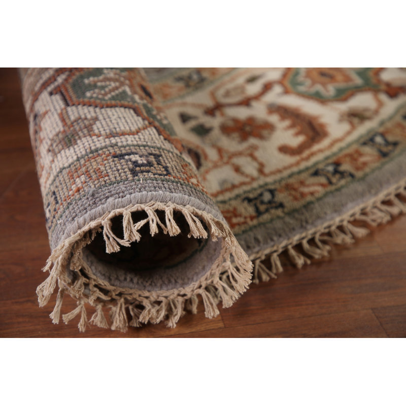 Tapis à motif géométrique rond 8x8