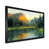 Cadre simple noir, bois massif
