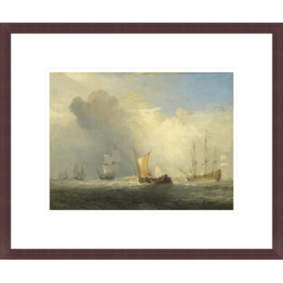 «Rotterdam Ferry-Boat» par Joseph Mallord William Turner, impression giclée encadrée