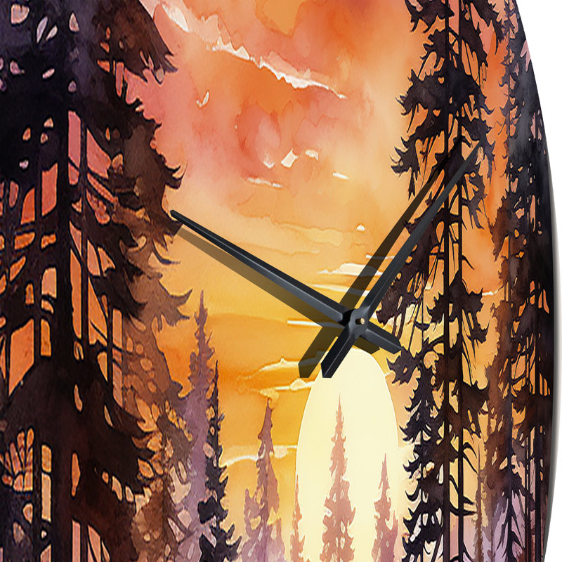 Horloge murale Chantil - Paysages, Moyenne