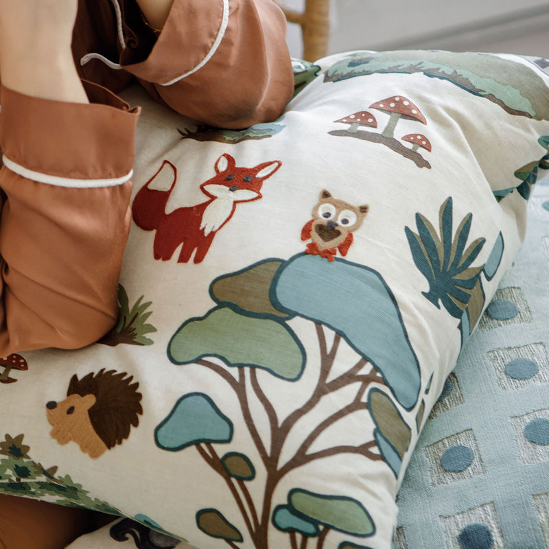 Thoreau Forest Decorative Pillow, Square 24"