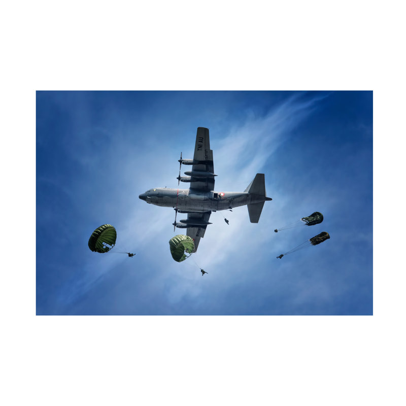 Bolog Rooswandy Juniawan Drop Zone Canvas Art, 22" H x 32" W