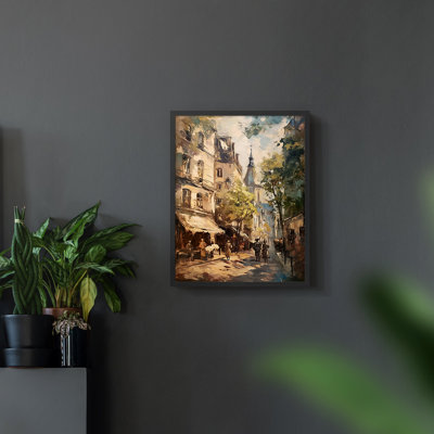 LANDSCAPES Series CCCXC  -Premium Framed Print -Ready to Hang - No Nails Required