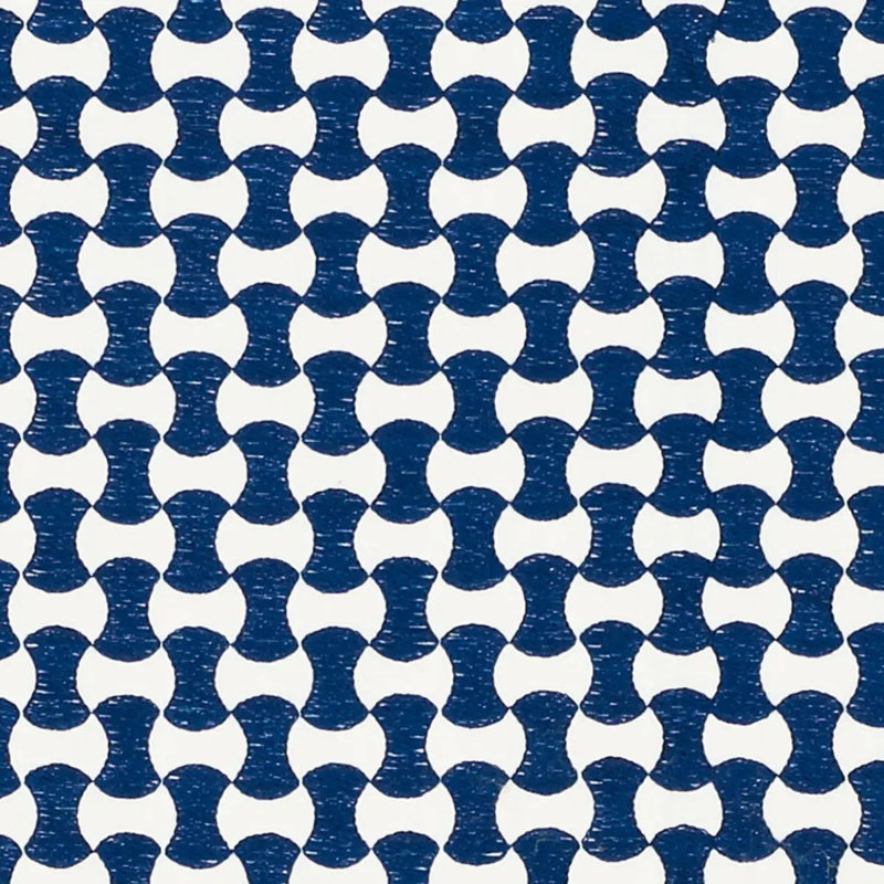 Tissu de broderie Nolita, Bleu marine
