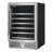 Cosmo Lumin Collection 24 in. 52-Bottle Single Zone Compressor Wine Cooler, Digital Controls, LED Lighting, Stainless Steel