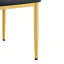 Ensemble de table et de chaises 9 pièces. Table de salle à manger ovale en verre trempé avec 8 chaises ergonomiques à dossier-589626289-589626250-589626247