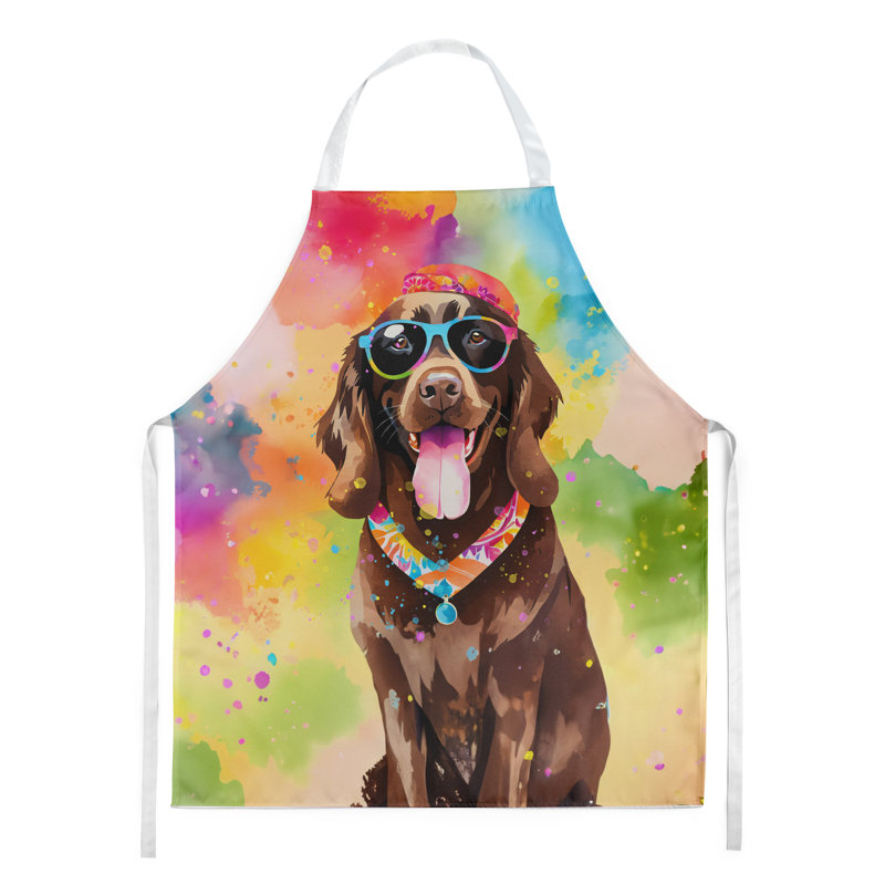 No Pattern Bib Apron