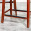 Tabouret 30 ", siège en cuir