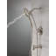 Ensemble de robinet de baignoire en nickel brossé avec pomme de douche à main Nicoli 14 Series, ensemble de garniture de valve, acier inoxydable (valve incluse)-91336331