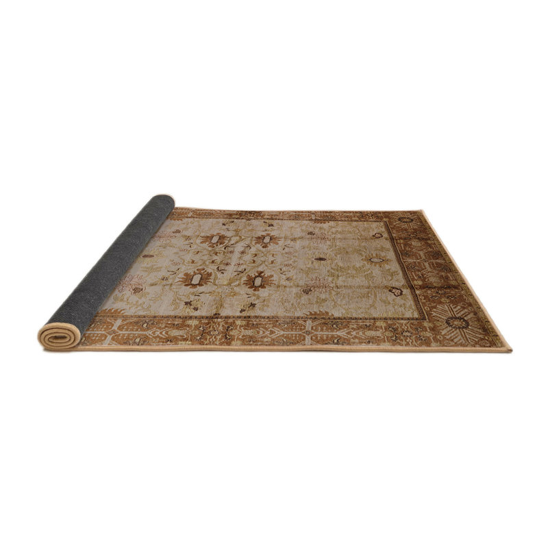 Tapis oriental brun / beige Chrissy, Rond 6 pi