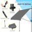 Dakota Fields 300cm W x 120cm D Polyester Cover Retractable Patio Awning-68360935