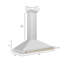 Hotte de cuisine en acier inoxydable 48 po ZLINE-69376867