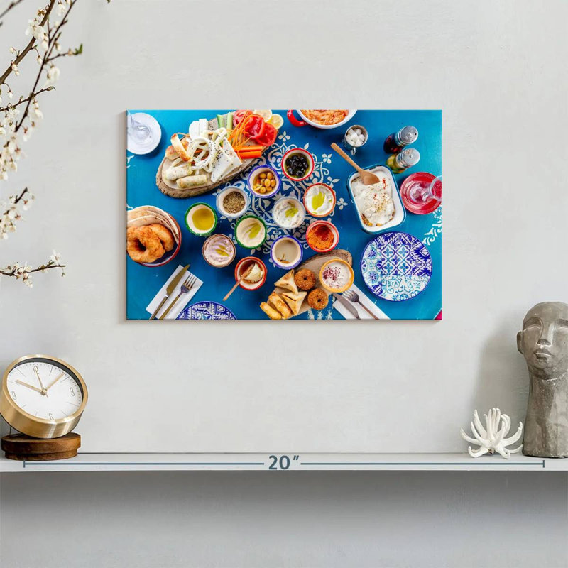 Yarlin Turkish Feast, 8" H x 12" W