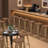 Upholstered Seat Stools with Metal Frame-10508795-10508743-5260182