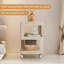 Table d'appoint mobile de style crème