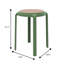 Tabouret rond en plastique empilable Alysoun-809252012