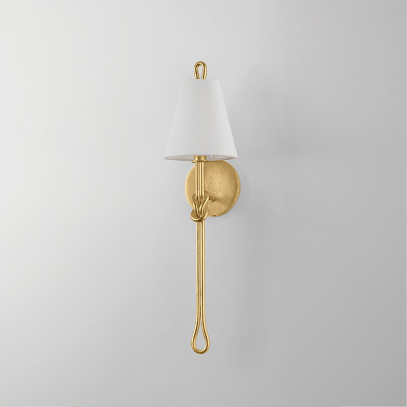 Alburgh Wall Sconce, Vintage Gold Leaf
