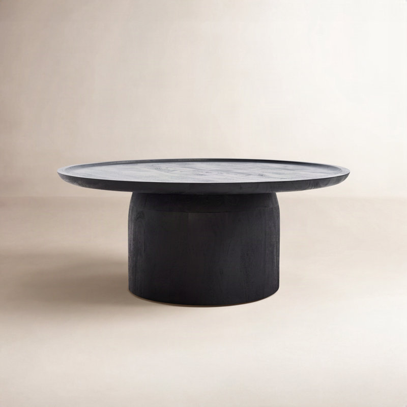 Ardo Solid Wood Coffee Table, Black