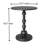 French Modern Minimalist Iron Round End Table