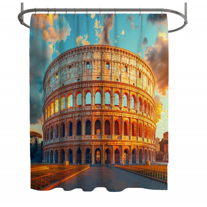 Hirobumi Shower Curtain, 73"H x 70"W