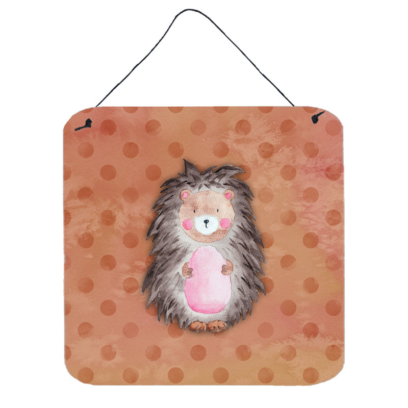 Décoration murale hedgehog rectangulaire
