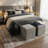 Peres Velvet Ottoman-566774554