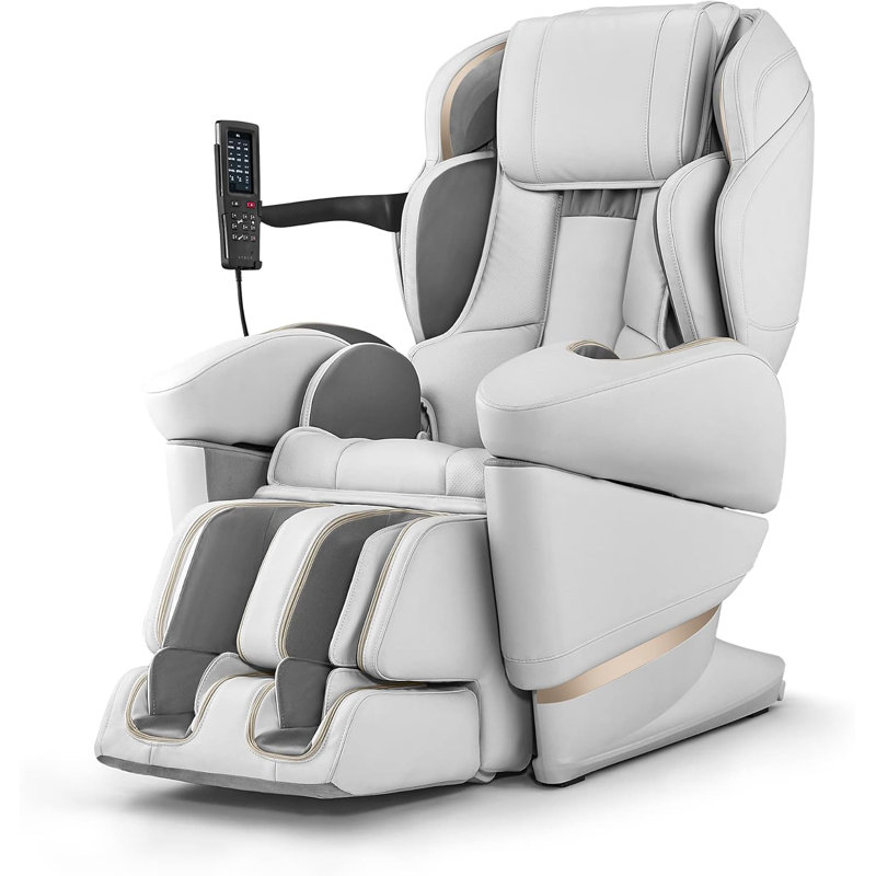 Fauteuil de massage sans gravité de luxe Syni JP3000-5D de Synca | Ai Body Scan | Étirement complet du corps | Thérapie à double chaleur | 98 techniques de massage et 38 parcours automatiques (noir)