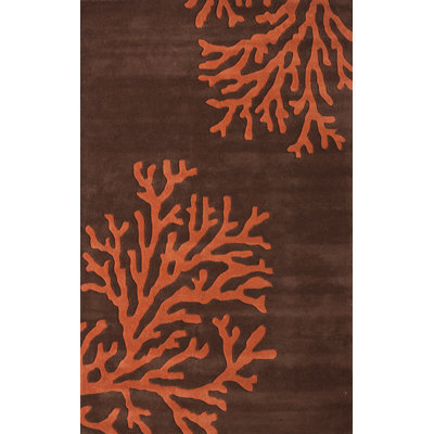 Tapis brun Anissa